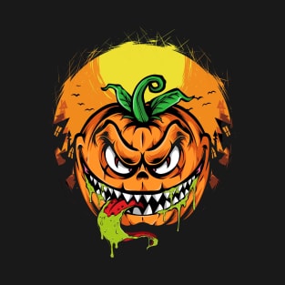 monster pumpkin halloween T-Shirt