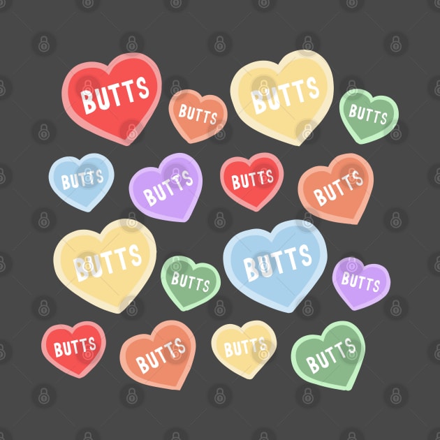 Valentines Day Butt Hearts by gray-cat