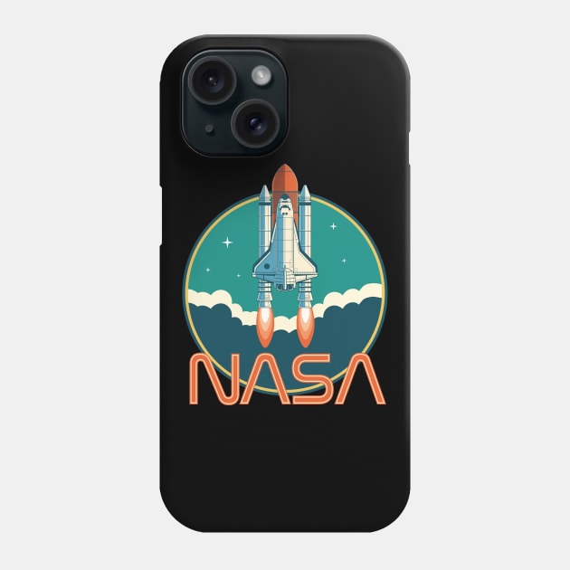 Retro NASA Space Logo Phone Case by ericb