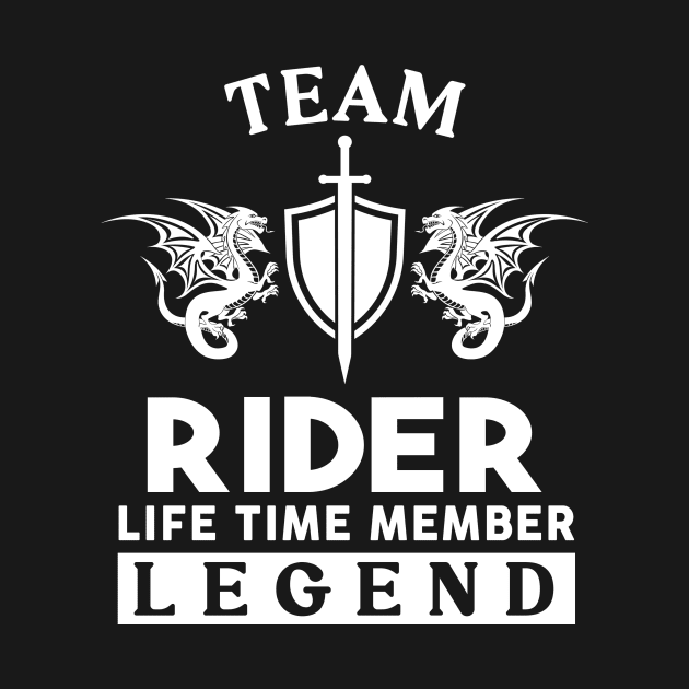 Rider Name T Shirt - Rider Life Time Member Legend Gift Item Tee by unendurableslemp118