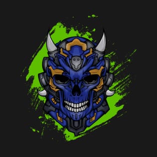 grunge mecha skull T-Shirt