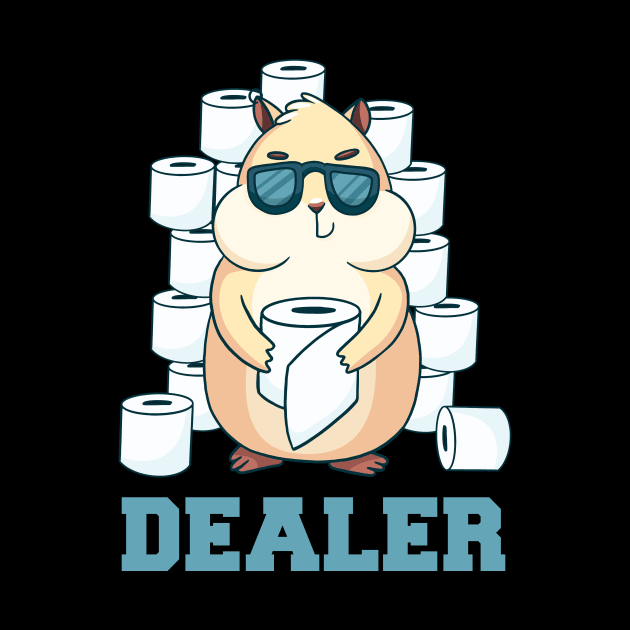 HAMSTER TOILET PAPER DEALER by Ruth Designs