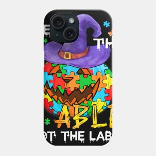 See The Able Not The Label Autism Awareness Halloween Gift Phone Case