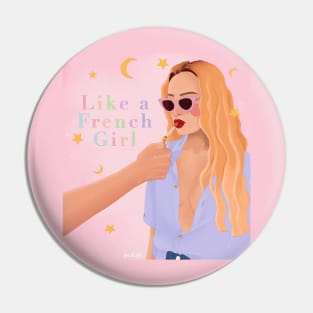 French girl Pin