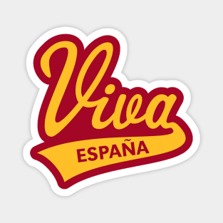 Viva España (Spain / Gold) Magnet