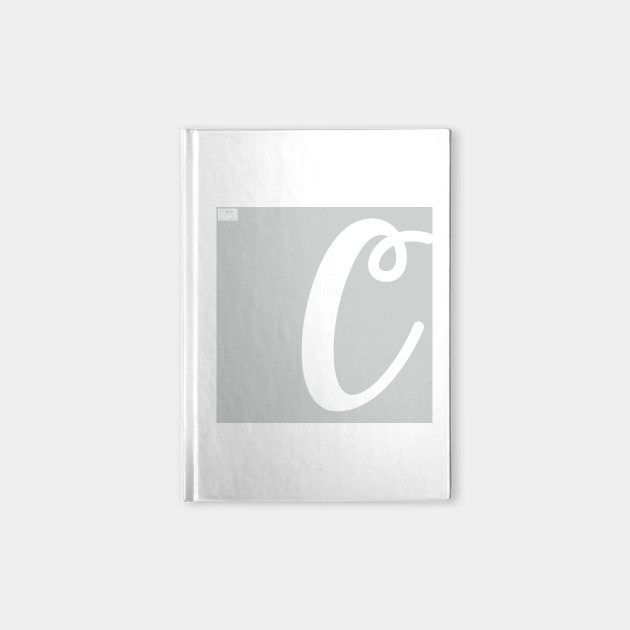 Download Letter C Elegant Cursive Calligraphy Initial Monogram Cursive Letter C Notebook Teepublic