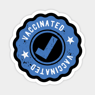 Vaccinated Check i am vaccinated Magnet