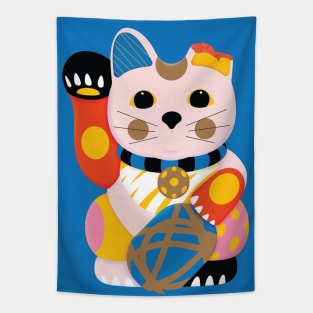 Keko: The Cat Illustration Tapestry