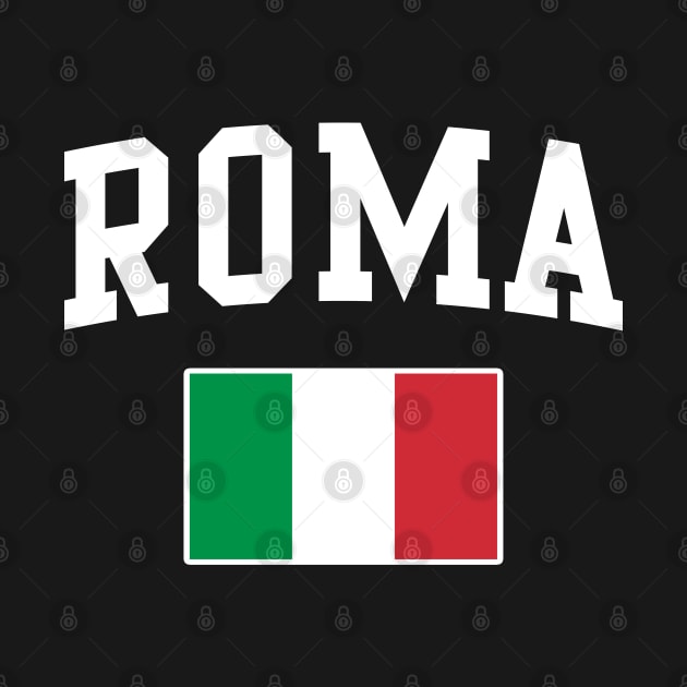 Roma Rome Italy Italian Italia Italiano Flag by E