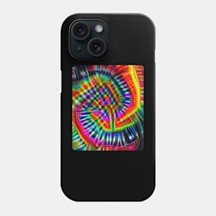 Tie-Dye Meets Abstract Digital Art Phone Case