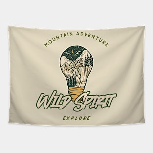 Wild Spirit Mountain Adventure Explore Tapestry