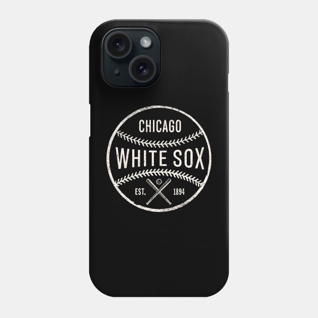 Vintage Chicago White Sox by Buck Tee Originals Phone Case by Buck Tee