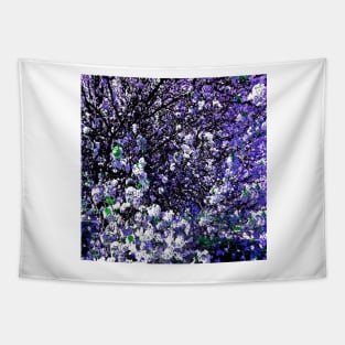 Crepe Myrtle Tree Flower Purple Lilac and Blue Tapestry