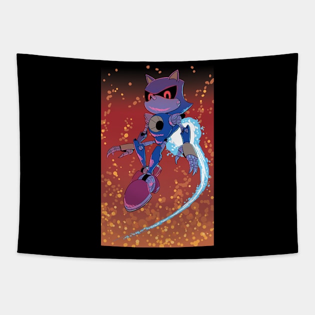 Metal Sonic Tapestry by James Nelson