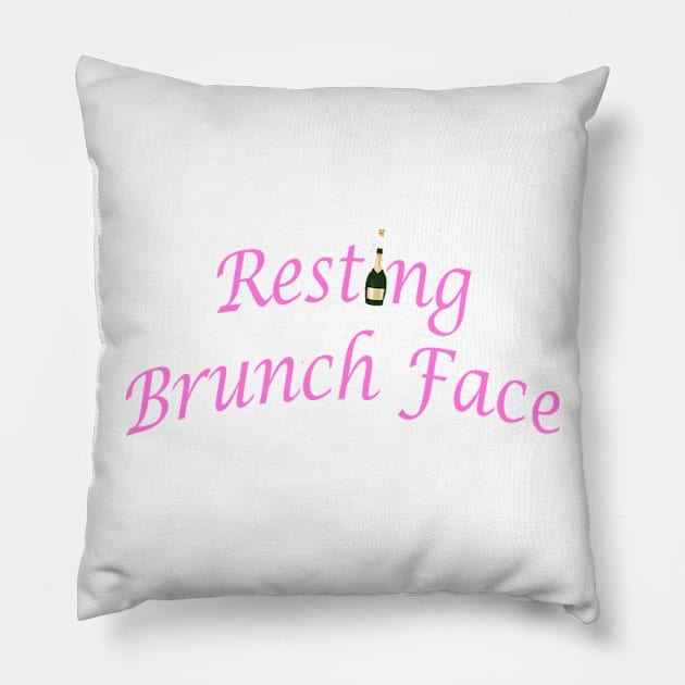 Resting Brunch Face Pillow by BaeSic