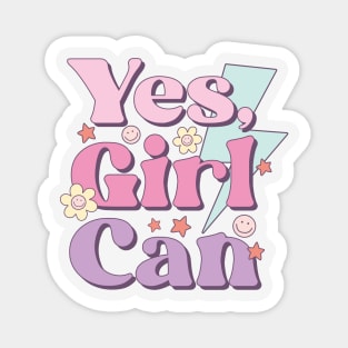 Yes, Girl Can Magnet