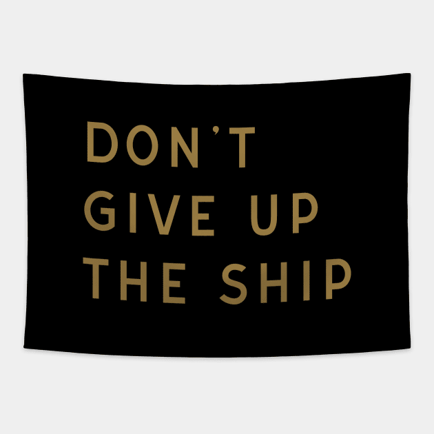 Don't Give Up the Ship Tapestry by calebfaires