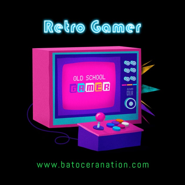 Retro Gamer Logo 6 by Batocera Nation by Batocera Nation