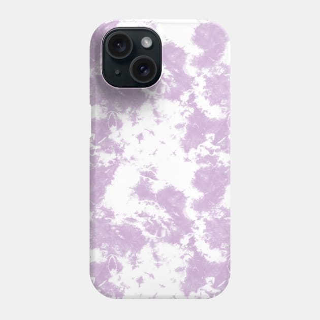 Soft Lilac Tie-Dye Phone Case by Carolina Díaz