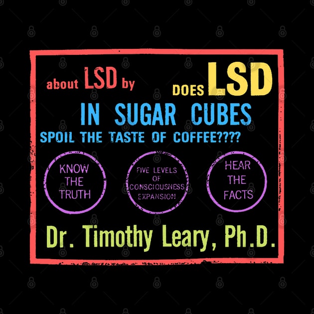 Does LSD In Sugarcubes Spoil The Taste Of CoffeeTimothy Leary by Yuri's art