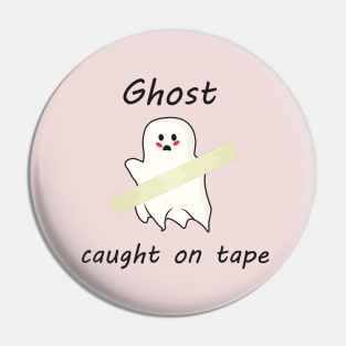 Cute halloween ghost caught on tape Pin