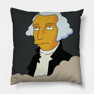 Torn George Washington Painting Pillow