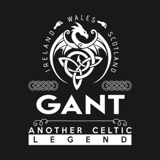 Gant Name T Shirt - Another Celtic Legend Gant Dragon Gift Item T-Shirt