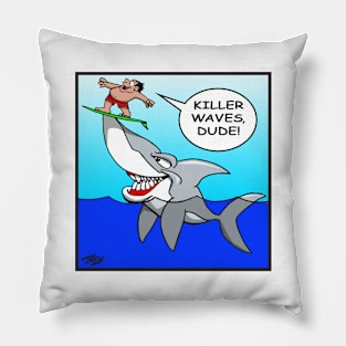 Killer Waves, Dude! Pillow