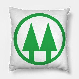 TPM Logo Green Pillow