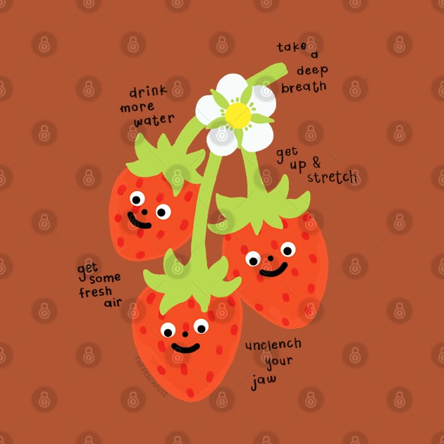 Self-Care Strawberries - The Peach Fuzz by ThePeachFuzz