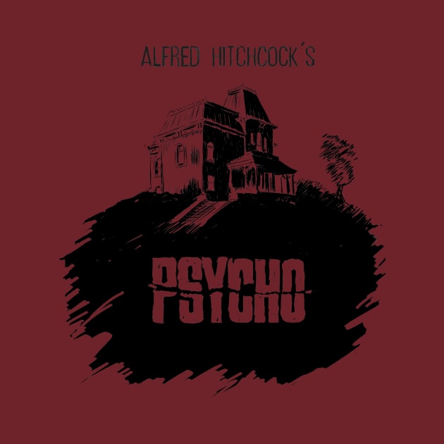 Alfred Hitchcock's Psycho by burrotees