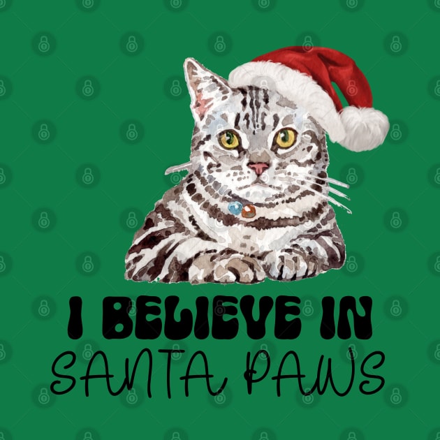 Disover Funny Cat Santa Paws Christmas - Christmas Cat - T-Shirt