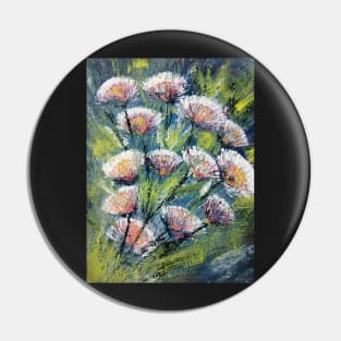 Floral Abstract Artwork 9 Pin