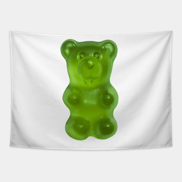 gummy bear (green) Tapestry by mystudiocreate