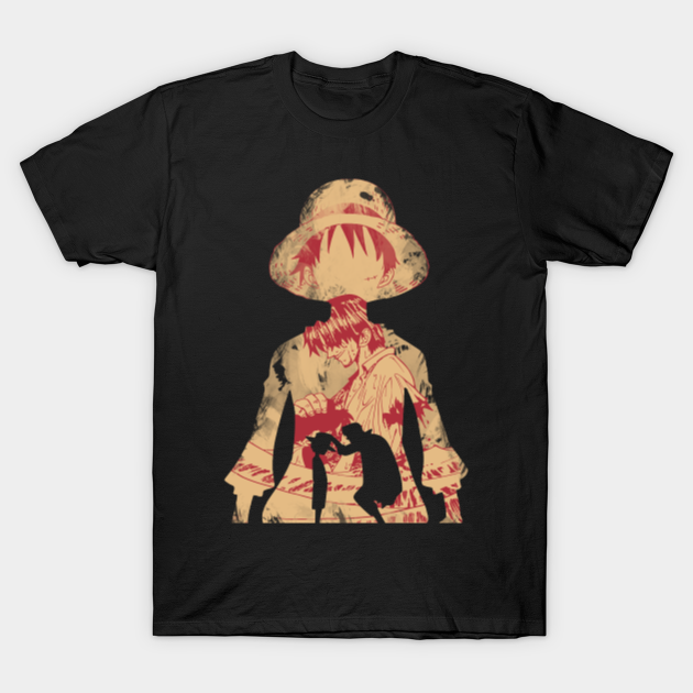 Luffy and Shanks - One Piece - T-Shirt