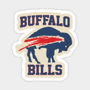 Blue Buffalo Bills - Football Team Magnet