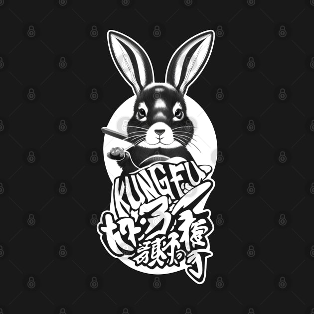 Easter Bunny Kung Fu Martial Arts by 8 Fists of Tees