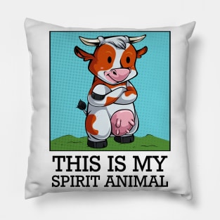 Cow Cattle Pillow