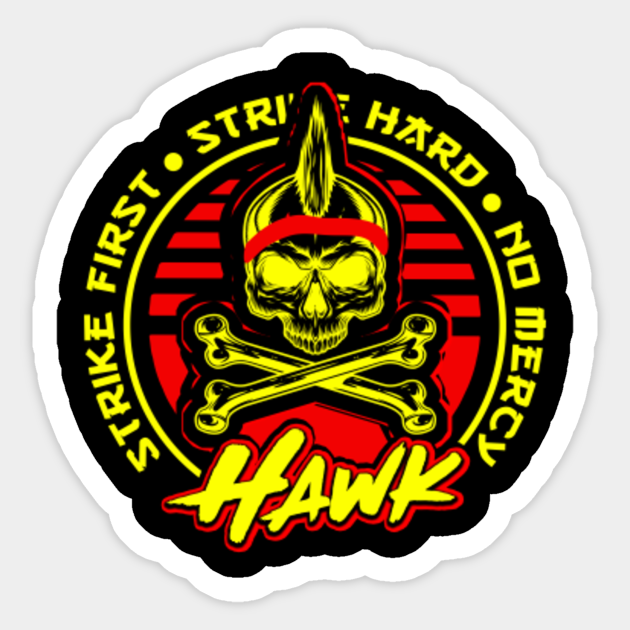 Cobra Kai Hawk Cobra Kai Aufkleber Teepublic De