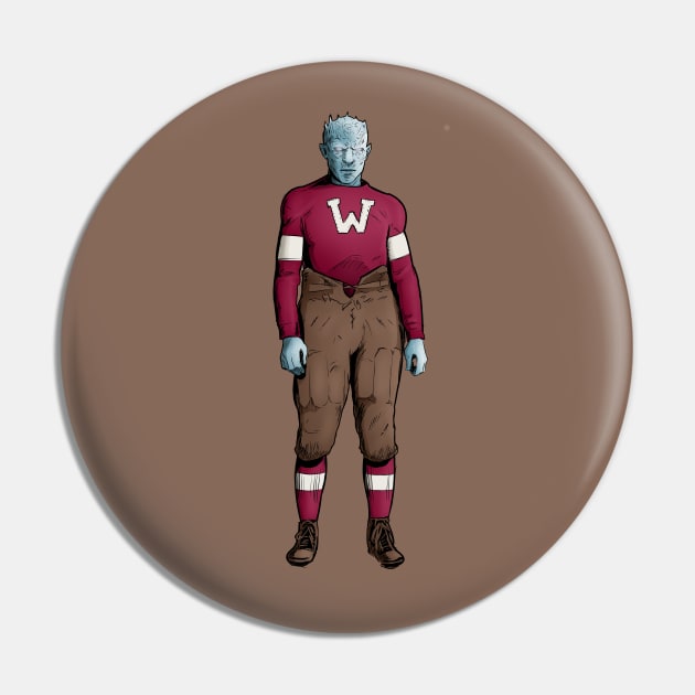 Walker Football Pin by frankriggart