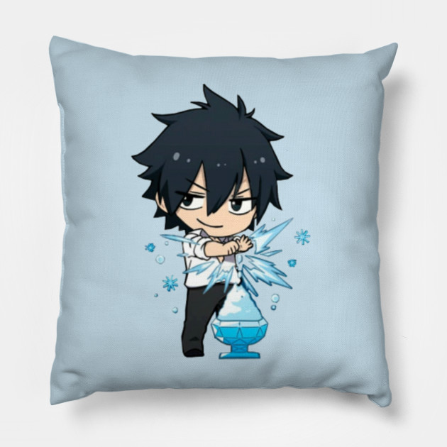 Fairy Tail Gray Chibi Fairy Tail Pillow Teepublic