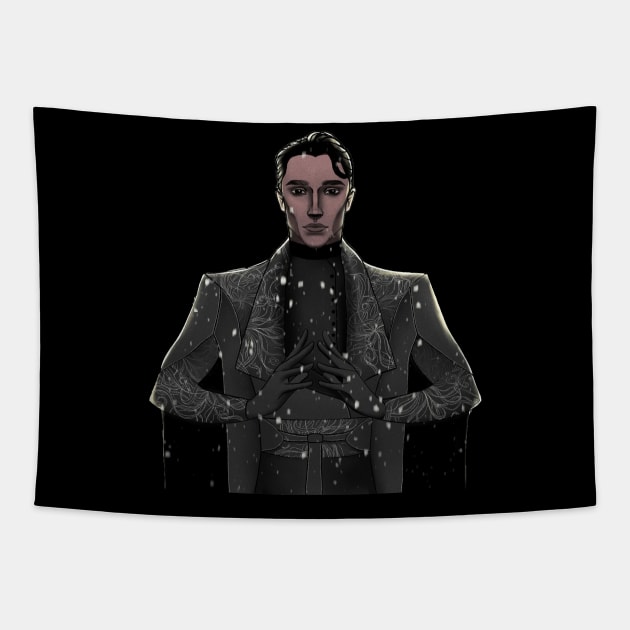 Shadow And bone Man Tapestry by HarrietGilley