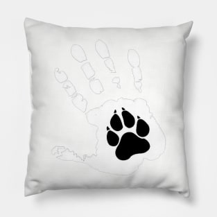 Dog Human Paw Pillow