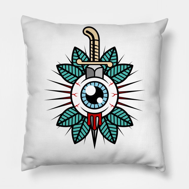 Eyeball Tattoo Pillow by Woah_Jonny