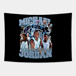 Michael Jordan UNC POTY Tapestry