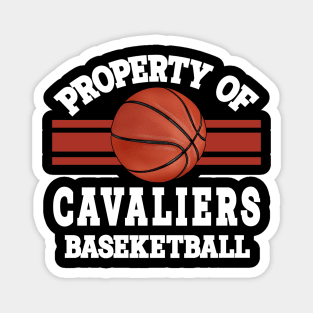 Proud Name Cavaliers Graphic Property Vintage Basketball Magnet