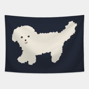 Happy Maltipoo Tapestry