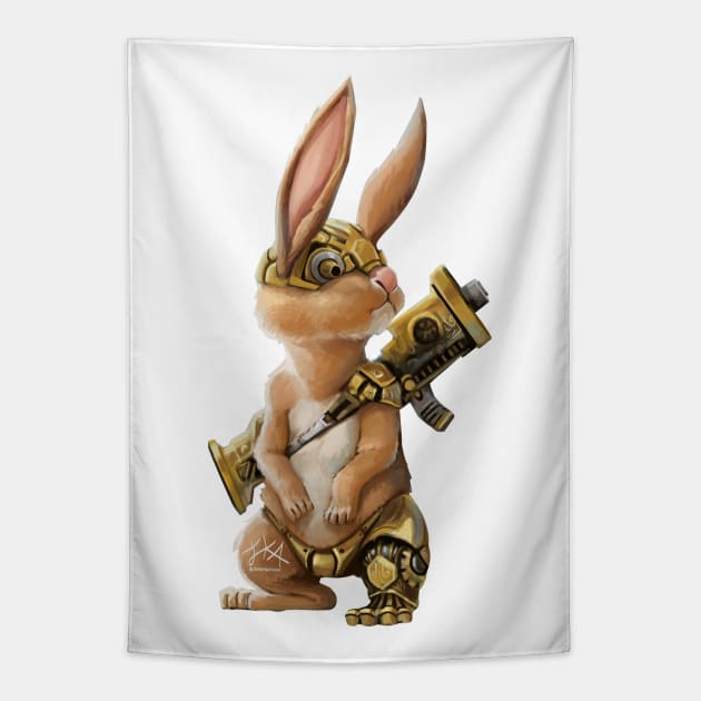 Steam Bunn Tapestry by JohnyKatoArt