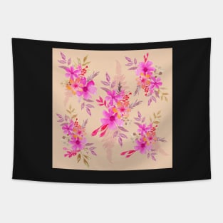 Bouquet of flowers pink Tapestry