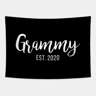 New Grandma Birthday Grammy Est 2020 Tapestry